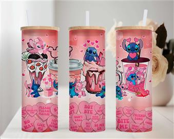 Stitch and Angel Love Cups